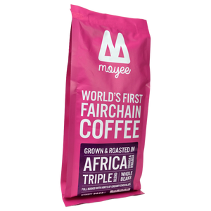 Moyee World's Fairchain Coffee Africa Triple